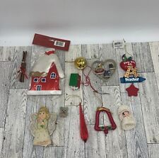 Vintage Christmas Ornaments Mixed Lot Windsor Collection House Hallmark Adler picture