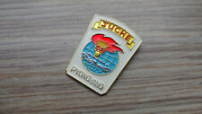Vintage VERY RARE 1977 Seminar On Juche Idea North Korea DPRK Enameled Badge picture