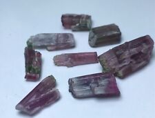 Natural Bi Colour Tourmaline Crystals Bunches lot from Afghanistan picture