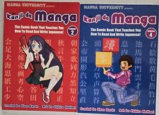Lot of 2 Kanji de Manga: Comic Book Teaches To Read & Write Japanese Vols. 2 & 4 picture