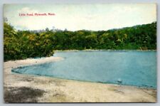 1912  Plymouth  Massachusetts  Little Pond  Postcard picture