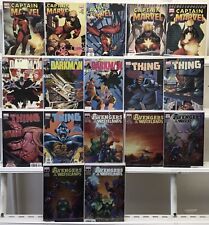 Marvel Comic Sets - Captain Marvel, Darkman, The Thing - See Bio picture