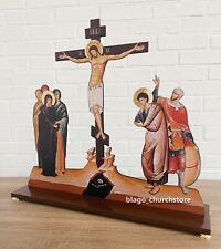 Church Calvary Table Big Orthodox Crucifixion of Jesus Christ 24.01