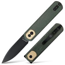 Corgi Small Folding Knife, Flipper Knife with Clip for Men Women Gifts, Paten... picture