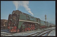 USSR Railway Russia Steam Locomotive Railroad Train Postcard picture