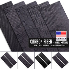 EZSMITH Carbon Fiber Handle Material - Scale Sets & Strips - Assorted Patterns picture