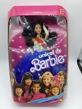 Unicef Blonde Barbie 1989 RARE BLACK HAIR Vintage 80s #4774 NRFB picture