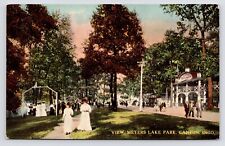 c1907 Meyers Lake Park Scenic Railway Depot Victorian Canton Ohio OH Postcard picture