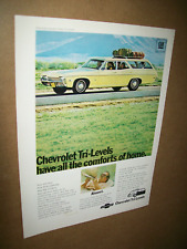 mid-size-mag car ad - 1968 Chevy Impala Tri-Level wagon - good, but small spot picture