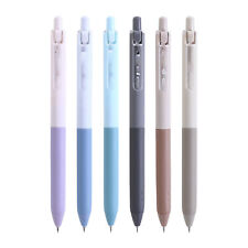 2pcs Black Ballpoint Gel Pen 0.5 mm No Bleed Pens Retractable Quick Dry Gel Pen picture
