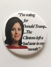 2016 Republican National Convention Monica Lewinsky Donald Trump Button Clinton picture