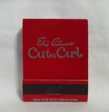 Vintage Edie Adams Cut & Curl Hair Salon Matchbook Nebraska Chain Advertising picture