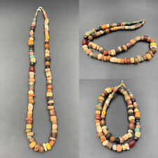 Very unique ancient old mix stone with few ancient glass beads necklace . picture