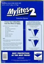  50 E. Gerber Mylites 2 Mil Mylar Super Gold Comic Book Sleeves 825M2 picture