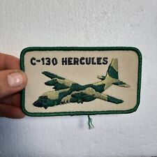 Vintage C-130 Hercules Embroidered Patch Military Aircraft Plane picture