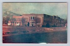 Hamilton MT-Montana, Hamilton High School, Antique, Vintage Souvenir Postcard picture