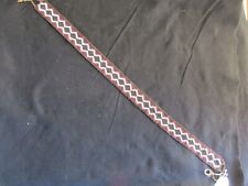NATIVE AMERICAN BEADED 2-SIDED BELT, AUTHENTIC BEADED 30