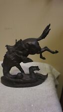 N. ENGLAND COLLECTORS SOCIETY REPRODUCTION FREDERIC REMINGTON THE WICKED PONY#'D picture