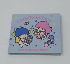 Vintage Sanrio Little Twjn Stars Mini Sticker Book 1976 1988 Rare Complete picture