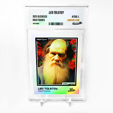 LEO TOLSTOY Card 2023 GleeBeeCo Digital Painting #LTDG-L - Limited Edition /49 picture