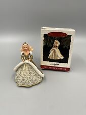 Hallmark 1994 Holiday Barbie in Gold & White Gown Christmas Ornament READ picture