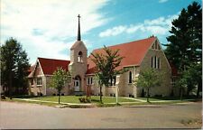 Methodist Church Of Pines Minocqua Wisconsin Religious Chrome Postcard picture