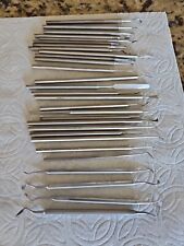 Large Lot of 29 Vintage Dental Picks Dentist Tools Use For Pottery Or ECT  picture