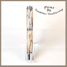 Handmade Exotic Spalted Tamarind Wood Rollerball Or Fountain Pen ART 1328a picture