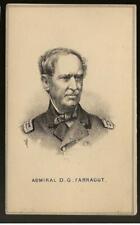 Carte de Visite Civil War Admiral David Farragut picture