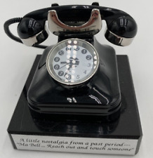 Miniature Black Telephone 