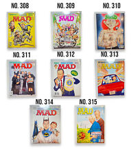 2000 Rare,  Sealed Comic (9s), Tom Koch Collectible Mad Magazine, No. 308-315 picture