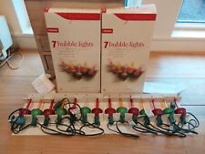 2 Vintage Noma Expressions 7 Bubble Lights With Boxes And Instructions Working  picture