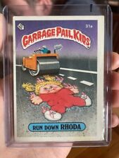 1985 Topps Garbage Pail Kids GPK Original Series 1 #31a Run Down RHODA   Glossy picture