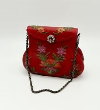 Nostalgia Imports Red Handbag Gem Clasp  2.75” W x 2” H x 1” D, Figurine picture
