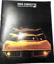 1969 Chevrolet Corvette Brochure Pristine  Condition Vintage Rate Find picture
