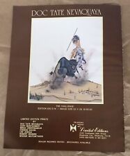 Doc Tate Nevaquaya gallery exhibition ad 1982 vintage art magazne print Oklahoma picture
