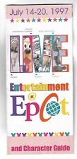 EPCOT Entertainment and Character Guide (July 14 - 20, 1997) Huitzillin, Kristos picture