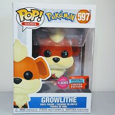 Funko Pop Games: Pokemon - Growlithe #597 Flocked 2020 NYCC Exclusive picture