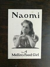 Vintage 1901 Naomi A Mellin's Food Girl Original Ad picture