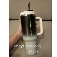 Starbucks Tumbler STANLEY THE MONOCHROME Stainless Thailand 2024 Limited 40 oz . picture