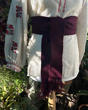 Ukrainian Krajka Hutsul belts Krayka cossack woven sash Folk Ethnic Ukraine 7cm. picture