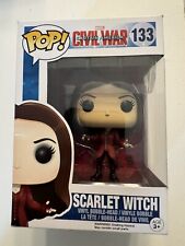 Funko Pop Vinyl: Marvel - Scarlet Witch #133 w/protector box flaws picture