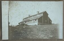 Farm House Real Photo Postcard. RPPC. Vintage Photograph picture