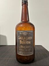 Vintage Gallagher & Burton Whiskey Bottle 1940s picture