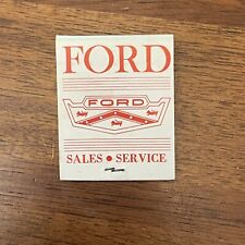 1972 FORD Matchbook Rueben’s Sales And Service Prentice, Wisconsin Almost Full picture