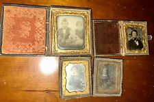 Lot of Ambrotypes & daguerreotypes picture
