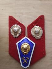 vintage Soviet Union Enamel badges of a graduate of the Institute picture
