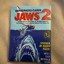 1978 Topps Jaws 2 Movie single Wax Pack picture