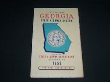 1952 GEORGIA STATE HIGHWAY SYSTEM OFFICIAL MAP - ATLANTA GA - J 4006 picture