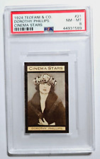 1924 TEOFANI CINEMA STARS #21 DOROTHY PHILLIPS PSA 8  NM-MT HIGHEST GRADED POP 1 picture